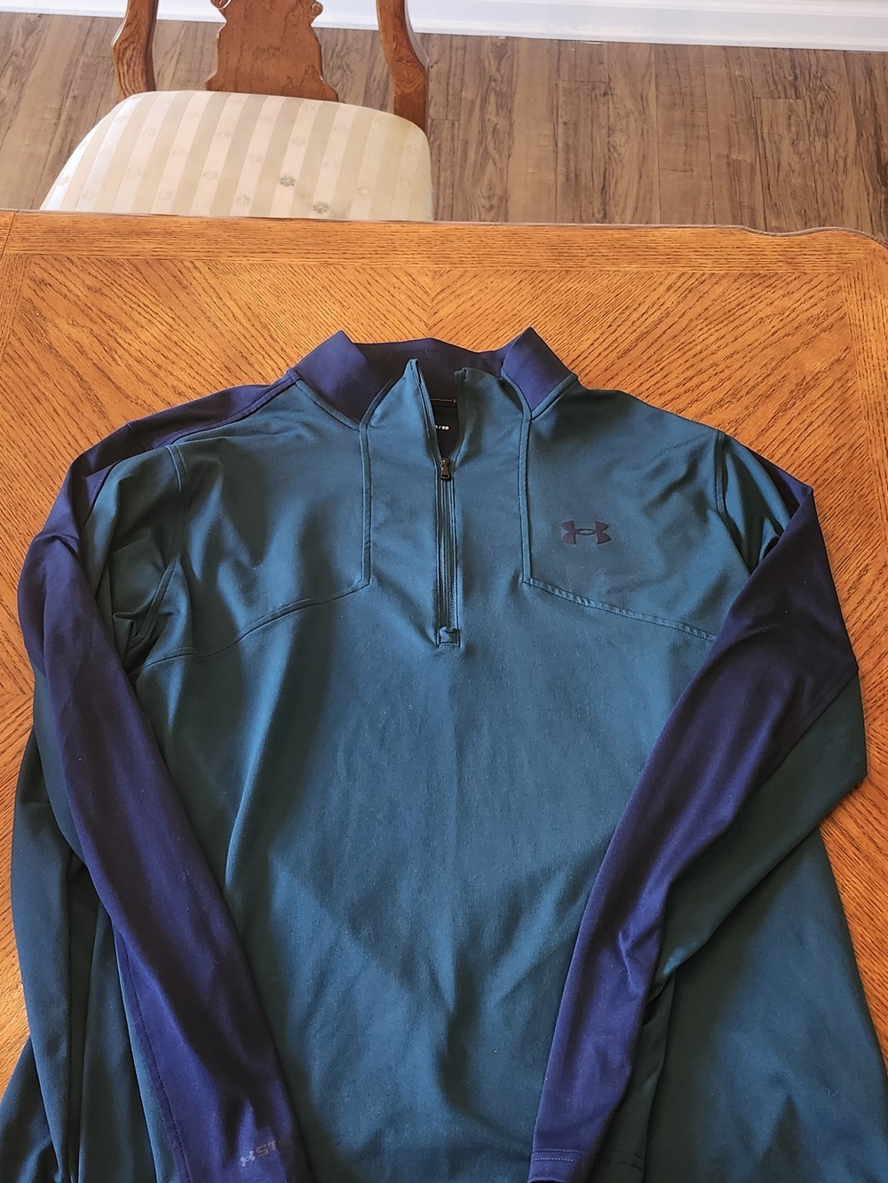 Under Armour Storm Quarter Zip Pullover Blue & Purple XL
